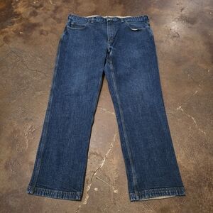 Duluth Trading Co Flex Ballroom Jeans Medium Wash 42x32